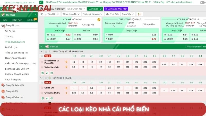 Các loại kèo nhà cái - Tổng hợp và giải thích chi tiết kèo cược phổ biến 5 Các Loại Kèo Nhà Cái Phổ Biến