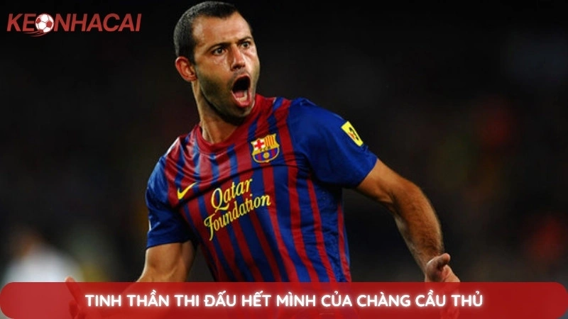 Tiểu Sử Javier Mascherano - Chiến binh thầm lặng của bóng đá Argentina 3 Tinh thần thi đấu hết mình của chàng cầu thủ