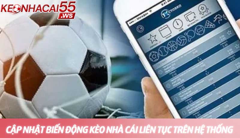 Biến động kèo nhà cái - Kinh nghiệm đọc vị và đặt cược hiệu quả 2 Cập nhật biến động kèo nhà cái liên tục trên hệ thống