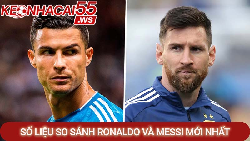 Số liệu so sánh Ronaldo và Messi mới nhất năm 2026