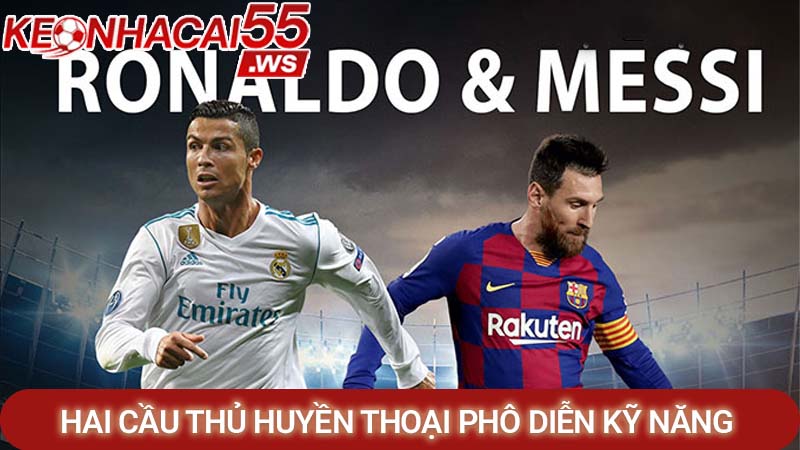 Hai cầu thủ huyền thoại phô diễn kỹ năng chuyên môn